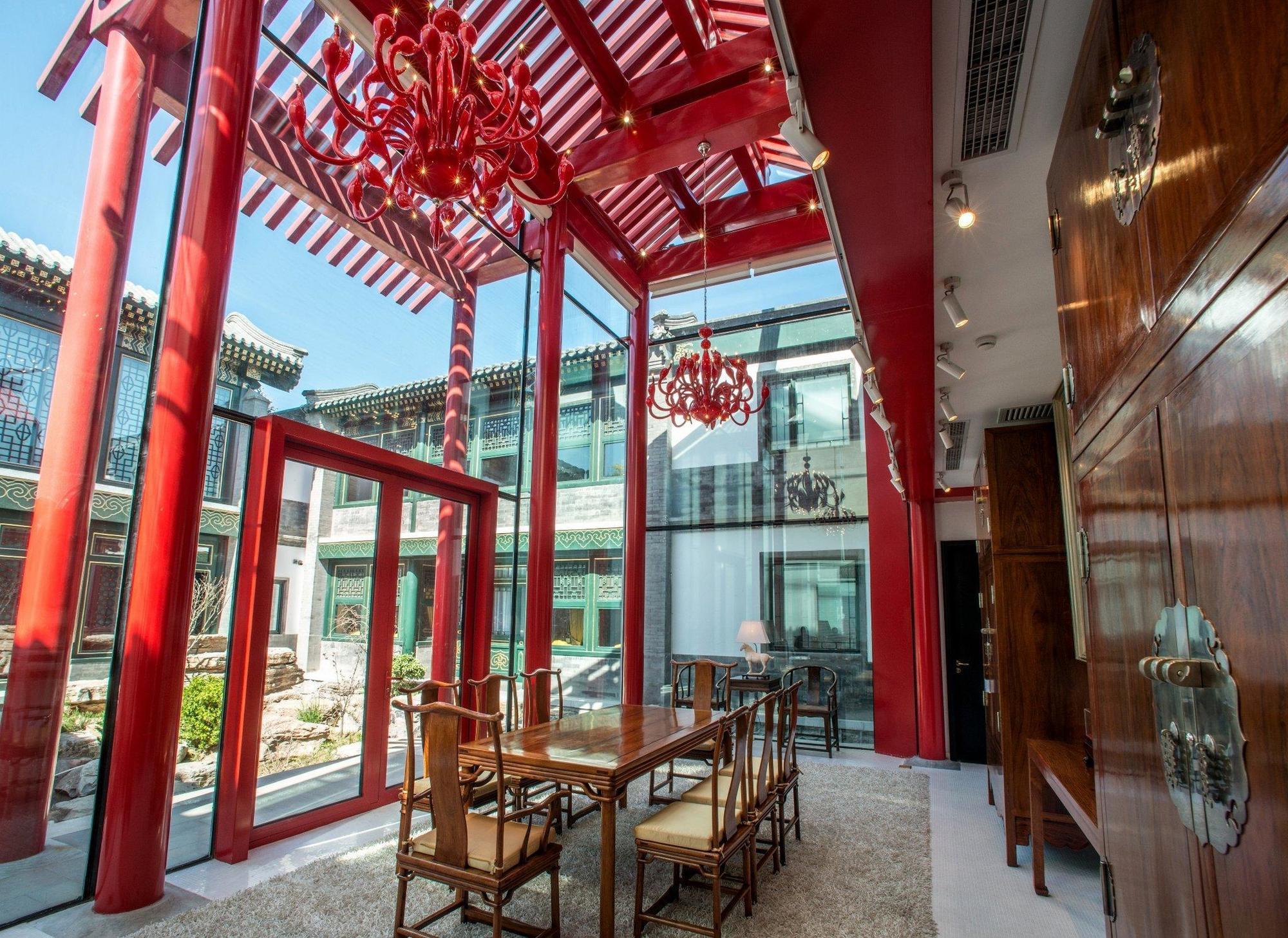 Lv Garden Huanghuali Art Galery Beijing Hotel Yinjiafu Εξωτερικό φωτογραφία