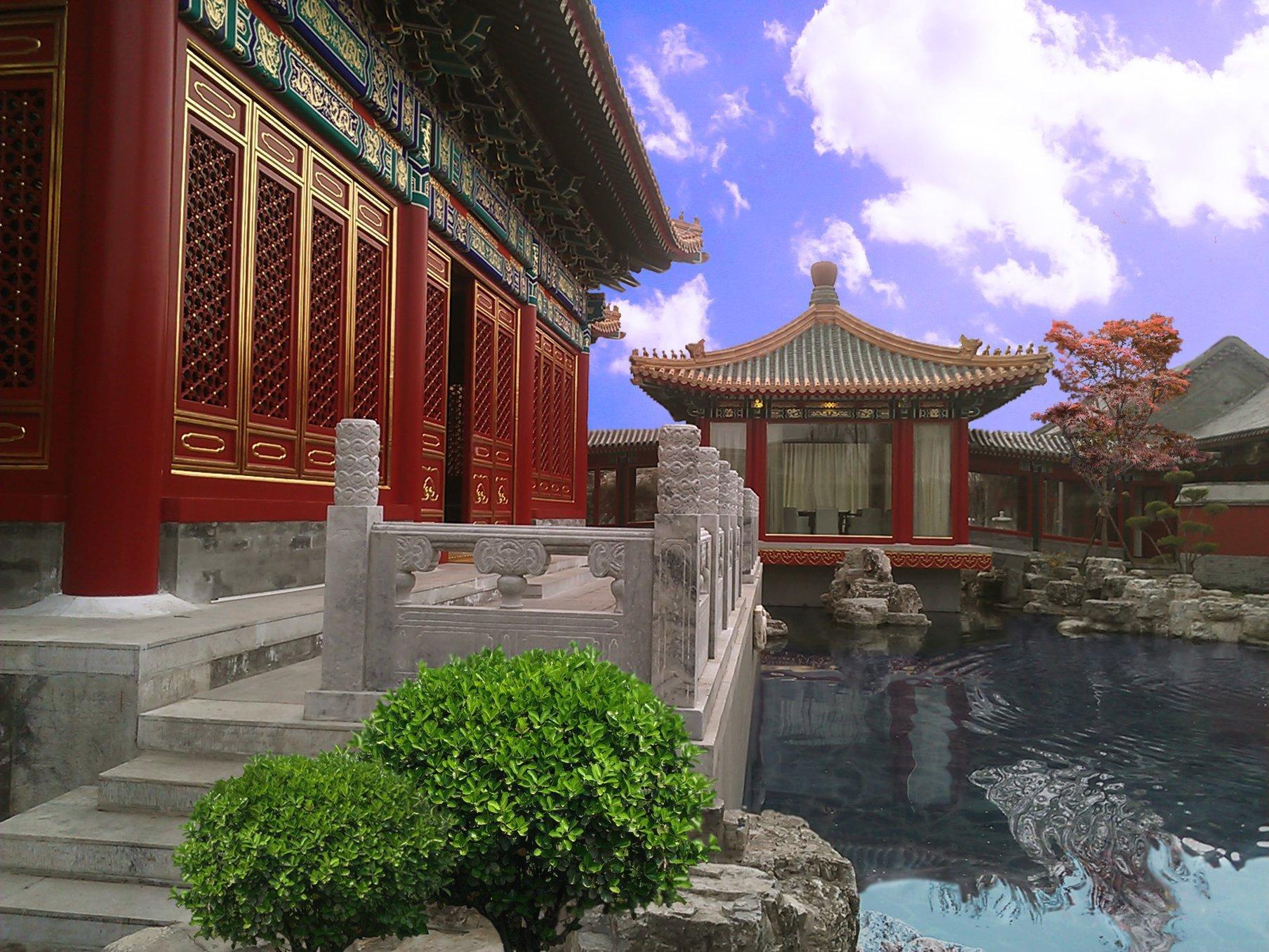 Lv Garden Huanghuali Art Galery Beijing Hotel Yinjiafu Εξωτερικό φωτογραφία
